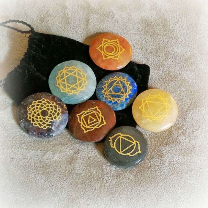 Pietre dei Chakra Sette Tonde