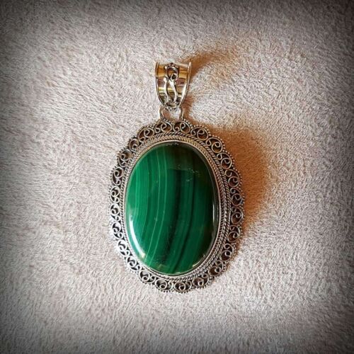 Ciondolo MALACHITE Argento 925