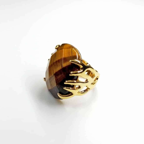 Gerba 207/1 Anello In Occhio Di Tigre Uomo | Clessidra - Foto 9