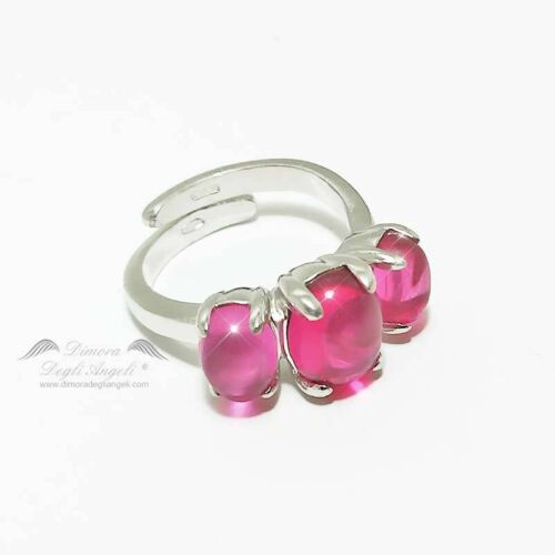 Anello Ametiste Rosa Cabochon in Argento Sterling 2198