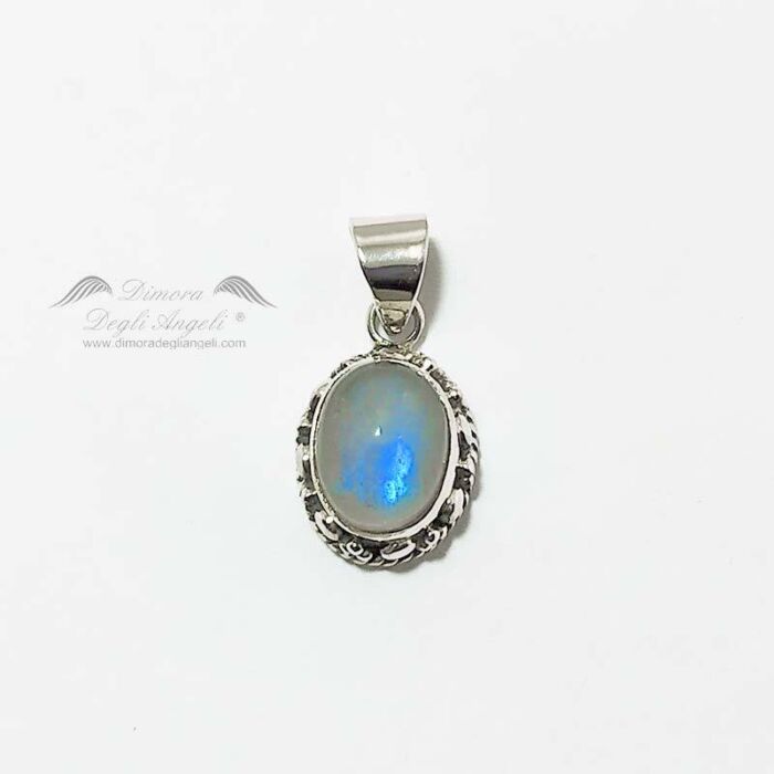 Ciondolo Labradorite Blu in Argento 2191