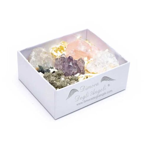 5 Minerali grezzi scatola regalo 2554