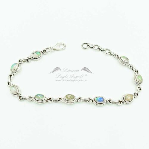 Opale Naturale Bracciale in Argento 2582