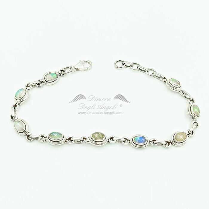 Opale Naturale Bracciale in Argento 2582