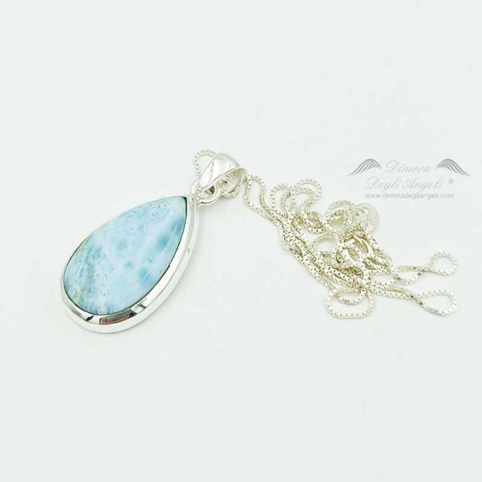 Gemma Larimar Ciondolo Collana 2613