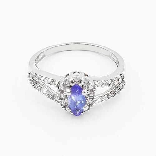 Anello con Tanzanite Naturale da Mignolo 2927