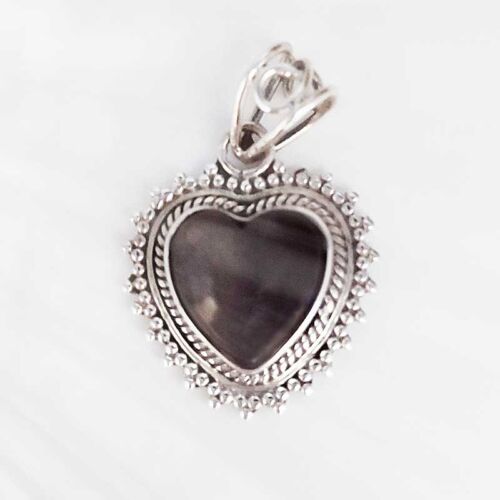 Ciondolo Ossidiana naturale Argento 2954