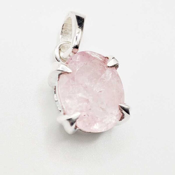 Ciondolo con Morganite rosa naturale 2953