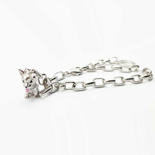 Bracciale Charms Cagnolino Argento 3042